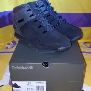Timberland Euro Sprint Mid Hiker Black Nubuck